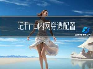 记frp内网穿透配置