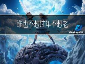 谁也不想过年不想老