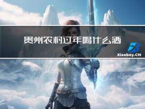 贵州农村过年喝什么酒