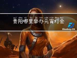 贵阳哪里举办元宵灯会