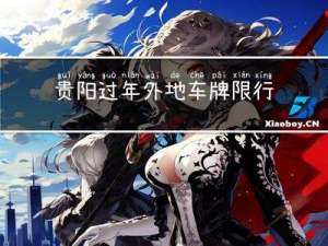 贵阳过年外地车牌限行吗