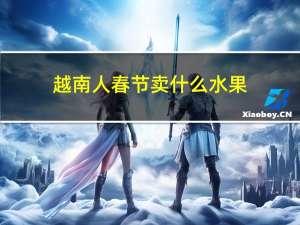 越南人春节卖什么水果