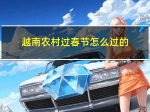 越南农村过春节怎么过的
