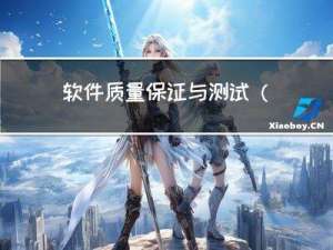 软件质量保证与测试（测试部分）