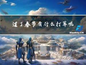 过了春节有什么打算呢英文