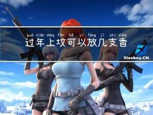 过年上坟可以放几支香