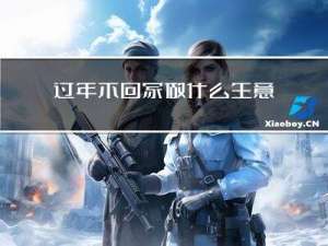 过年不回家做什么生意赚钱