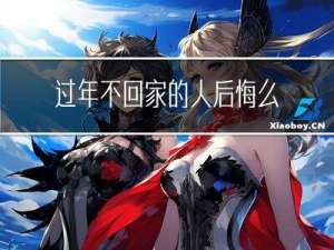 过年不回家的人后悔么