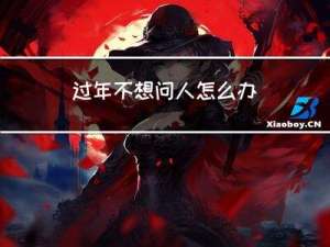 过年不想问人怎么办