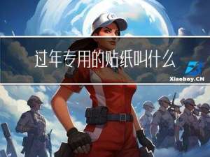 过年专用的贴纸叫什么