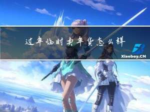 过年临时卖年货怎么样