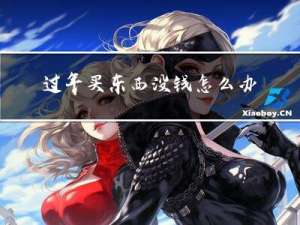 过年买东西没钱怎么办