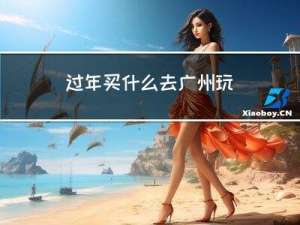过年买什么去广州玩