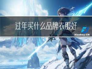 过年买什么品牌衣服好呢