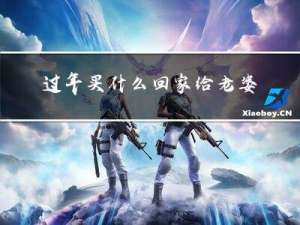 过年买什么回家给老婆买