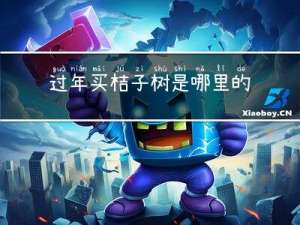 过年买桔子树是哪里的方言