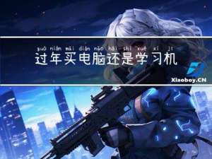 过年买电脑还是学习机