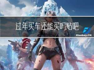 过年买车还能买吗贴吧
