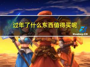 过年了什么东西值得买呢