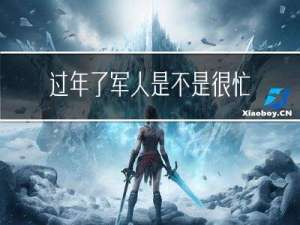 过年了军人是不是很忙