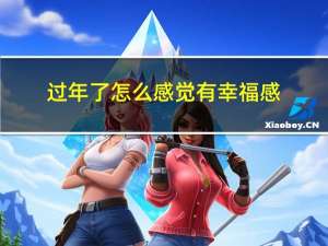 过年了怎么感觉有幸福感