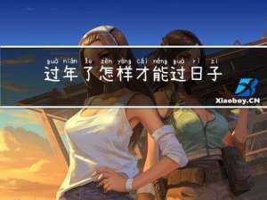 过年了怎样才能过日子