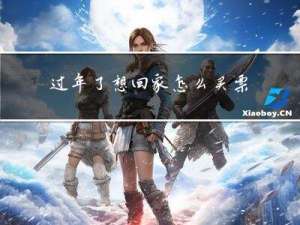 过年了想回家怎么买票