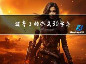 过年了的作文30字怎么写