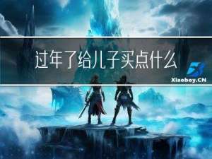 过年了给儿子买点什么