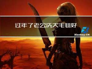 过年了老公洗大毛毯好吗