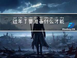 过年了要准备什么才能出门