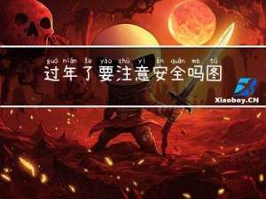 过年了要注意安全吗图片