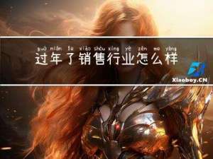 过年了销售行业怎么样