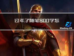 过年了随笔800字怎么写