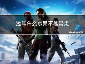 过年什么水果不能带走的