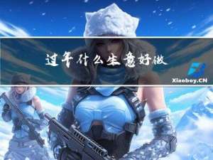 过年什么生意好做