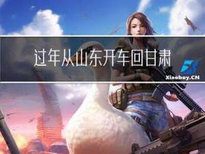 过年从山东开车回甘肃行吗