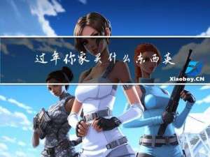 过年你家买什么东西英语