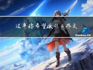 过年你希望做什么作文