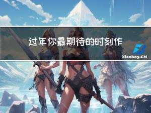 过年你最期待的时刻作文