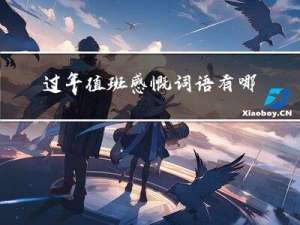 过年值班感慨词语有哪些