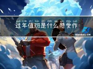 过年值班是什么感受作文