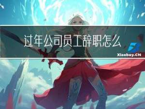 过年公司员工辞职怎么说