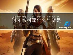 过年农村卖什么年货是暴利