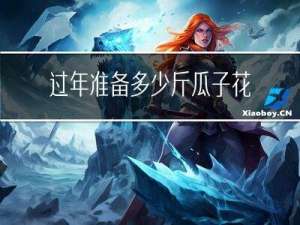 过年准备多少斤瓜子花生