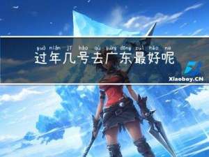过年几号去广东最好呢