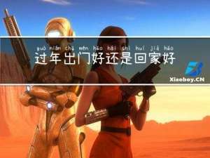 过年出门好还是回家好