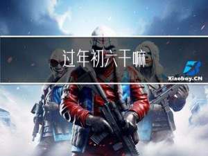 过年初六干嘛