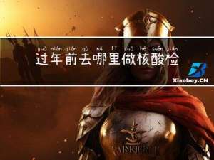 过年前去哪里做核酸检查