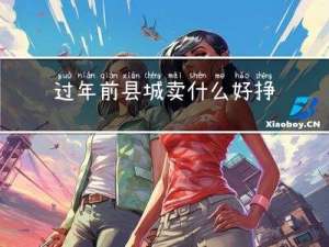 过年前县城卖什么好挣钱